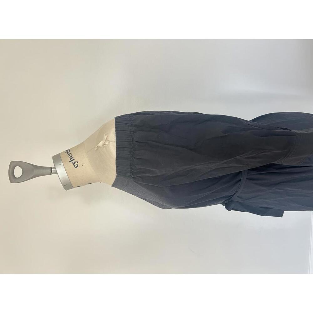 Theory - Off-Shoulder Stretch Cotton Poplin Dress, size 8, black - Picture 3 of 10